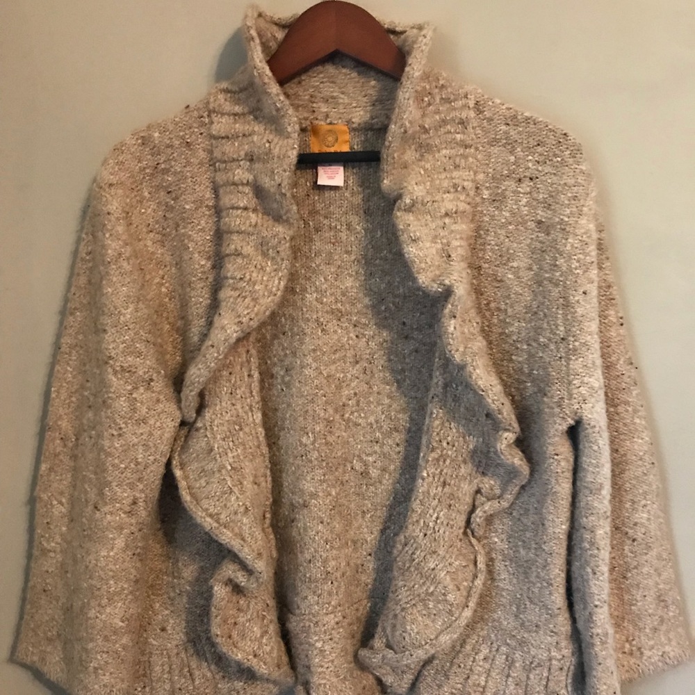 Beige knit sweater